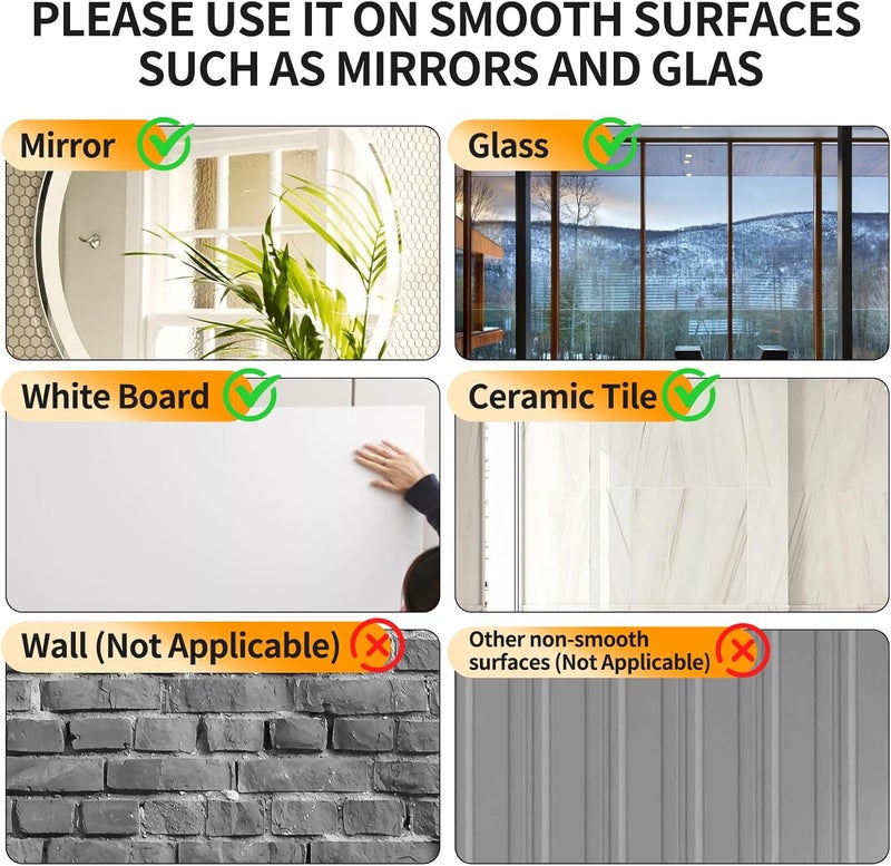 ZYCCER Double Sided Silicone Suction Phone Holder Mount,Compatible with iPhone and Android Cases Hands-Free Mirror Shower Phone Mount Strong Grip Holder (White, Single Sided 1PCS) - Image 5